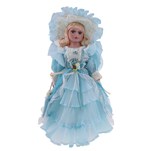 Sharplace 1 Pieza de Muñeca de Porcelana para Decoración de Cuarto de Niñas