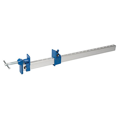 Silverline VC62 - Abrazadera con carril de aluminio (600 mm)