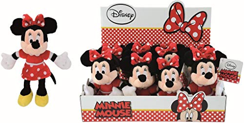 Simba 6315876897 - Figura de Peluche Disney Minnie Red Dress, 20 cm