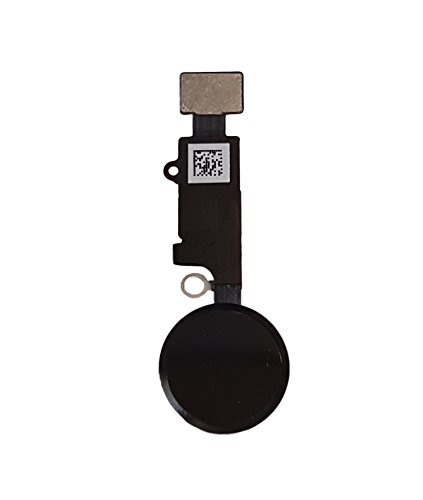 Smartex® Boton Home con Flex Cable de Repuesto Compatible con iPhone 7 – Negro Pulsador Home Button | Solo función estética