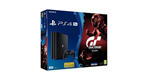 Sony PlayStation 4 Pro + GT Gran Turismo Sport Negro 1000 GB Wifi - Videoconsolas (PlayStation 4 Pro, Negro, 8000 MB, GDDR5, AMD Jaguar, AMD Radeon)