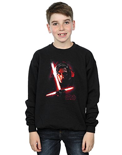 Star Wars niños The Last Jedi Kylo REN Brushed Camisa De Entrenamiento 9-11 Years Negro