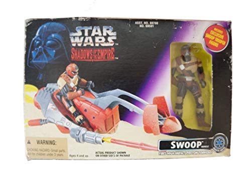 Star Wars Shadows of the Empire Swoop Vehicle with Swoop Trooper Action Figure by Kenner by Kenner