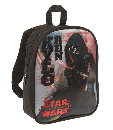 Star Wars-The Clone Wars Darth Vader Jedi Yoda Chicos Mochila - Negro -