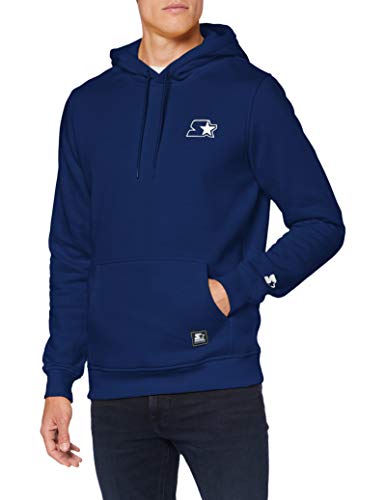 STARTER BLACK LABEL Small Logo Hoody Sudadera con Capucha, Blue Night, M para Hombre