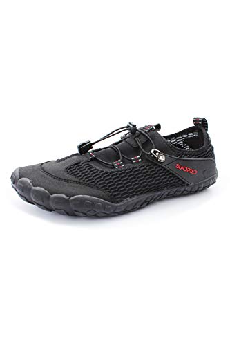 Sundried Mujer Barefoot Running Shoes Minimalista Operando Neutro Gimnasio y Formación Zapatos (Negro, Tamaño 5 Reino Unido)