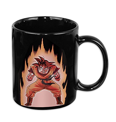 Taza Daragonball Z con efecto térmico "Goku"