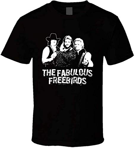 The Fabulous Freebirds Retro Legends of Wrestling Tag Team T Shirt,5 X-Large
