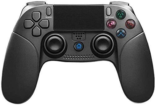 TIANYOU Manija Ps4 Controlador, Controlador de Juegos Inalámbrico Jfune Doble Vibración Controlador de Juego para Playstation 4 Amp; Playstation 3 Flexible Compatibilidad multi-SISTEMA