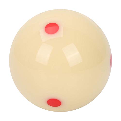 Tihebeyan Pelota de Entrenamiento de Billar con Forma de Punto de Billar de 5.72 cm para niños y Adultos (Blanco)