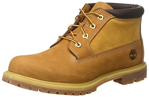 Timberland Nellie Chukka Leather SDE, Botas Mujer, Amarillo Wheat Nubuck, 38.5 EU