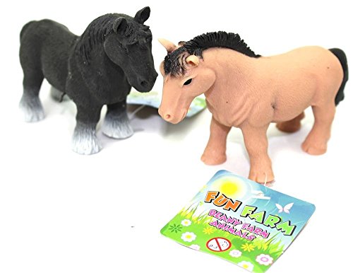 TK-Gruppe Rubber Stretchy Beany Animales de Granja Stress Reliever Squishy Toy - Caballo