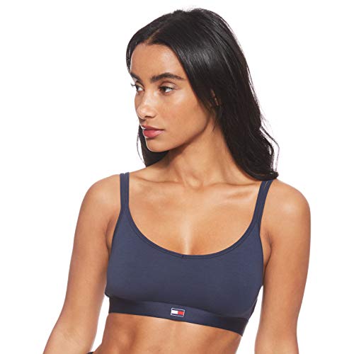 Tommy Hilfiger Sujetador Estilo Bralette, Azul (Navy Blazer 416), 95 (Talla del Fabricante: MD) para Mujer