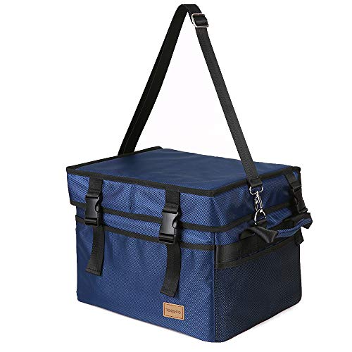 TOMSHOO Bolsa Térmica, Bolsa Nevera Portátil 10L/ 18L/ 28L/ 37L/ 47L/70L Mantener Caliente Bolsa de Almuerzo para Picnic Familiar, Camping, Playa, Viaje y Trabajo