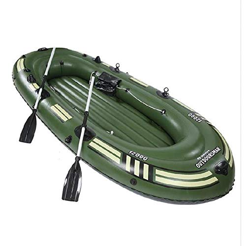 Topashe Bote Inflable de Bomba de Mano,Barco de Pesca Plegable, Bote de Goma engrosada-3-B,Bote Inflable Balsa de