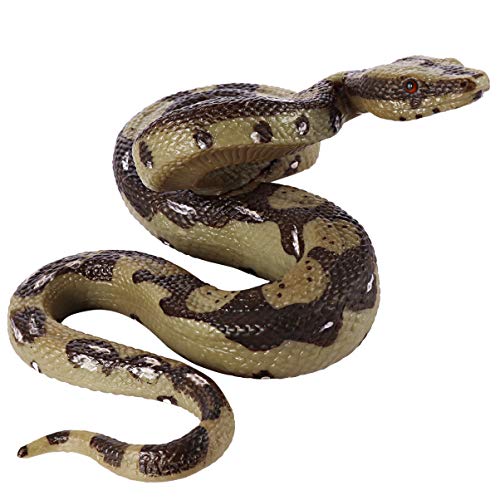 TOYANDONA 1 Pieza de Serpientes de Goma Figura de Serpiente Falsa Realista para Accesorios de Broma de Halloween
