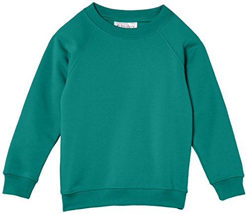 Trutex Limited 260G Crew Neck, Sudadera para Niños, Verde (Emerald), 14 años (Talla del fabricante: M)