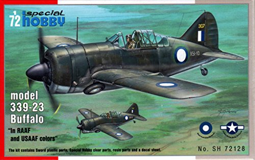 Unbekannt 'Special Hobby sh72128 Maqueta de Buffalo Model 339 – 23 "en Raaf and Colors, Juego de Ejército