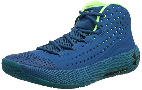 Under Armour UA HOVR Havoc 2, Zapatos de Baloncesto para Hombre, Verde (Teal Vibe/Teal Rush/Black (404) 404), 42 EU