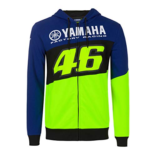 Valentino Rossi Colección Yamaha Dual Sudadera, Unisex, Royal Blue, XL