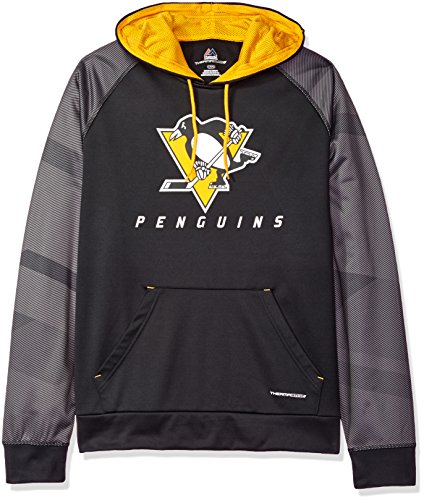 VF LSG NHL Penalty Shot - Chaqueta de Forro Polar con Capucha para Hombre, Hombre, MASB-2M3, Black/Yellow Gold, Medium