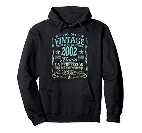 Vintage 2002 Classic 19º Cumpleaños Edición Limitada Sudadera con Capucha