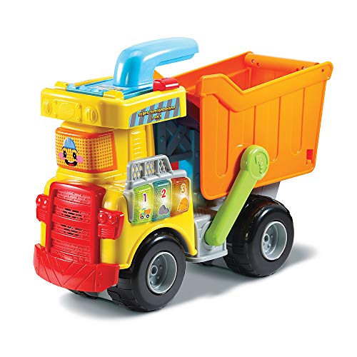 VTech Tut Tut Bolides – Mon Super Camión Benne 2 en 1 – Juguete camión Beno/Juguete Desde 1 año – Versión FR