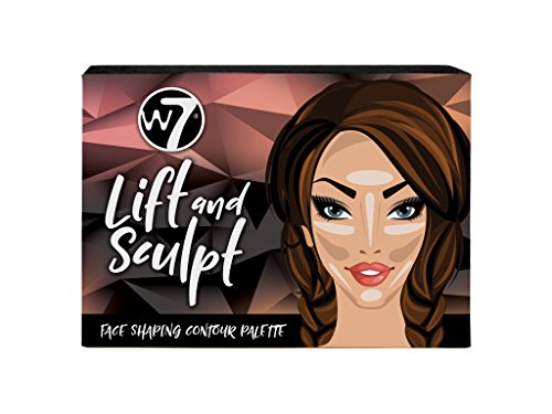 W7 | Contour Makeup Palette | Lift & Sculpt Cream Contour Kit | Highly Pigmented Matte Colors For Contouring And Highlighting