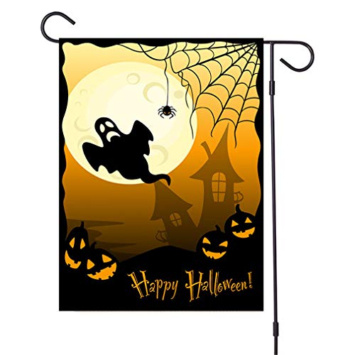 WDXLT Feliz Halloween Decoraciones De Estandartes,Calabaza Castillo Ramas Late Bandera Colgante,Interior Pared Dormitorios Decoraciones Navideñas