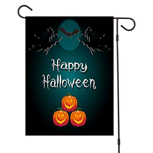 WDXLT Feliz Halloween Decoraciones De Estandartes,Calabaza Castillo Ramas Late Bandera Colgante,Interior Pared Dormitorios Decoraciones Navideñas