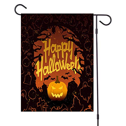 WDXLT Feliz Halloween Decoraciones De Estandartes,Calabaza Castillo Ramas Late Bandera Colgante,Interior Pared Dormitorios Decoraciones Navideñas