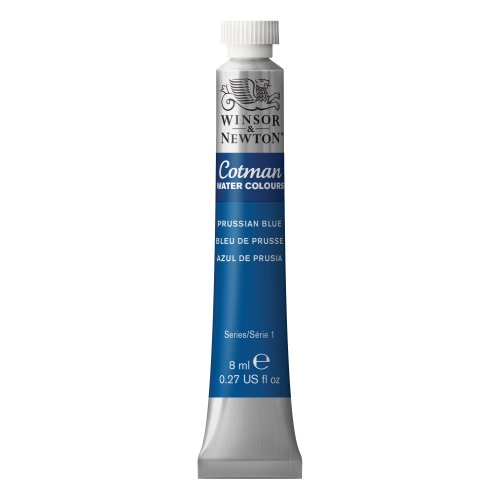 Winsor and Newton: Acuarelas Cotman: 8ml.Pomo: AZUL PRUSIANO