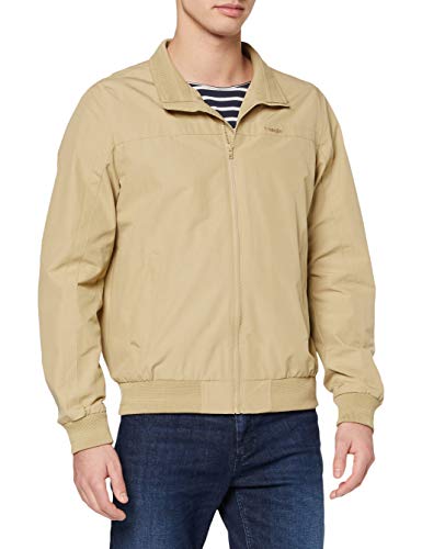 Wrangler Jacket Chaqueta bomber, Beige (SAND 58N), Large para Hombre