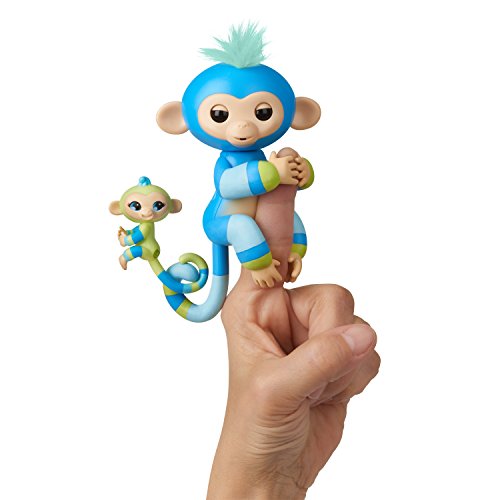 WW - Fingerling Mono + bebé Billie y Aiden, azul