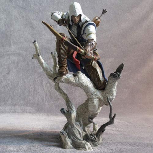 Yifuty Juego de muñecas circundantes Assassin'S Creed 3 Series Edición Gratuita Connor Figura Figura Doll Decoration Película y TV Personajes de Anime Altura 280mm