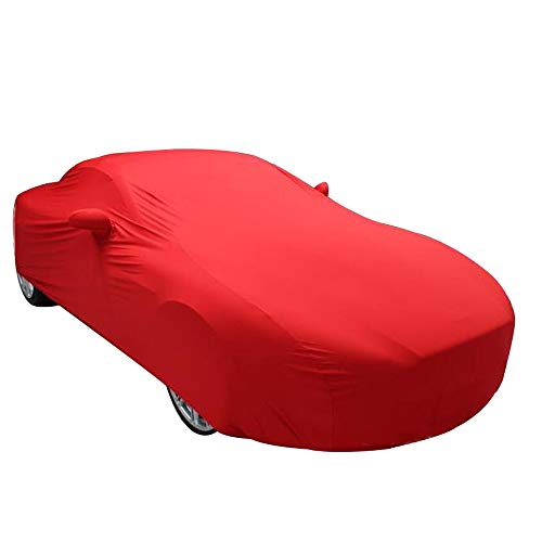 YU-ZC0 Cubierta de automóvil Deportivo Premium Compatible con Ferrari:,Rojo,P4