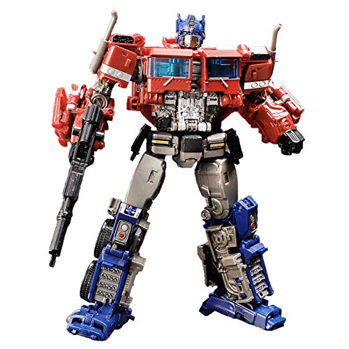 YUIOP Transformers Coche Juguete Robot Car, Transformación de Regalos La Figura de Acción de Deformación Optimus Prime 18cm