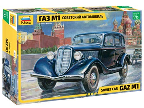 Zvezda 500783634 - 01:35 GAZ M1 Soviética Personal del Coche