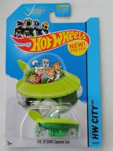 2014 Hot Wheels Hw City 90/250 - The Jetsons Capsule Car by Mattel