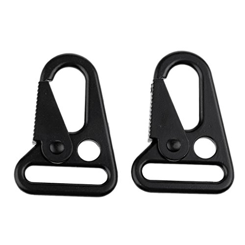 2pcs Ganchos para Honda de Paracord Mosquetón Llavero Hebilla de Mochila Excursión Cacería Pesca - 25 mm