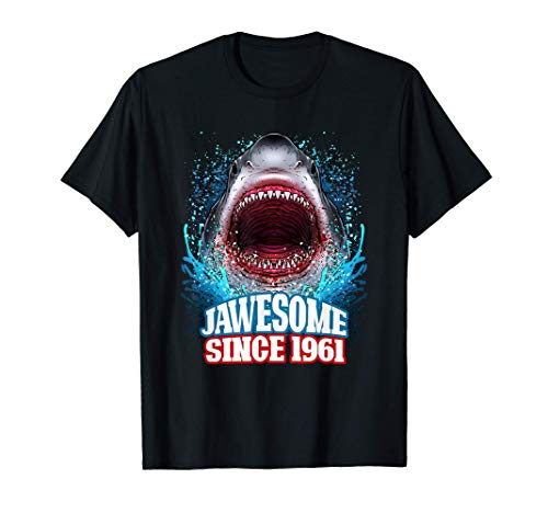 60 cumpleaños regalo jawesome desde 1961 tiburón 60 años Camiseta