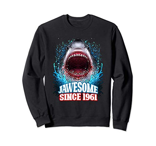 60 cumpleaños regalo jawesome desde 1961 tiburón 60 años Sudadera