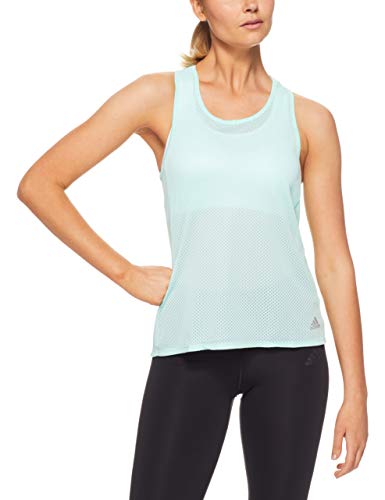 adidas Camiseta Mujer, Mujer, Tanque, CY5641, Color Menta Clara/Gris Oscuro, Small