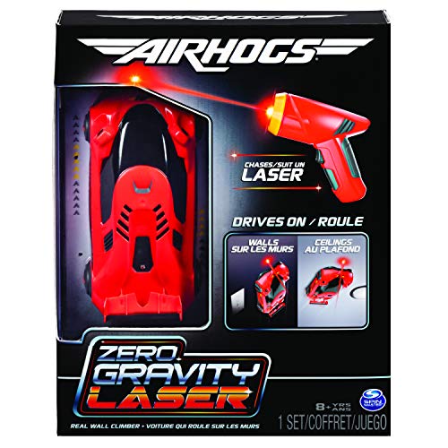 Air Hogs Zero Gravity Coche de carreras de escalada guiado por láser, Rojo (6054126 )