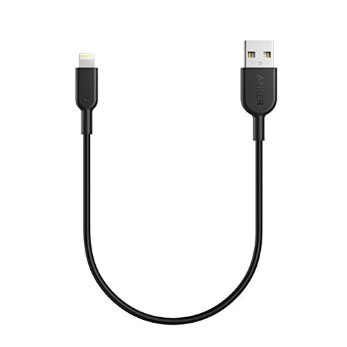 Anker Powerline Lightning Apple Certified Cable (3ft) Heavy-Duty Aramid Fiber Reinforced Cable for iPhone 7/ Plus/ 6s / SE/Plus, iPad Pro/Mini 4 / Air, iPod Touch and More Apple Devices ()