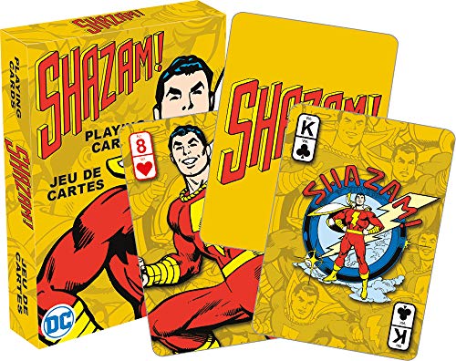 AQUARIUS DC Comics Shazam! Juego de 52 cartas + Jokers (nm)