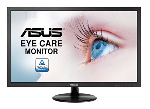 Asus VP228DE - Monitor 21.5" Full HD (1920 x 1080 píxeles, LCD, 5ms, contraste 100000000:1, 200 cd/m²), color negro