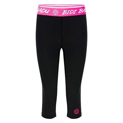 BIDI BADU Tech Capri - Pantalones Pirata para Mujer, Unzutreffend, Evergreen, Bruna Tech Capri, Mujer, Color Negro, tamaño Large