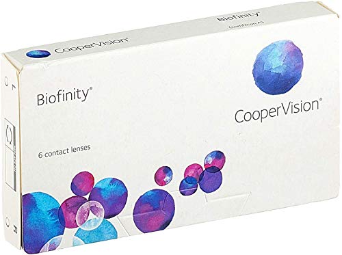 Biofinity - Lentes de contacto esféricas mensuales (R 8.6 / D 14 / -5.5 Diop), Pack de 6 uds.