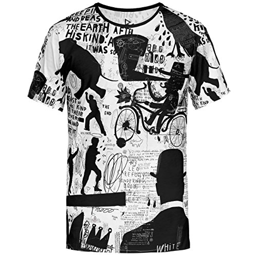 Blowhammer - Camiseta de Hombre - Scribble Art - L